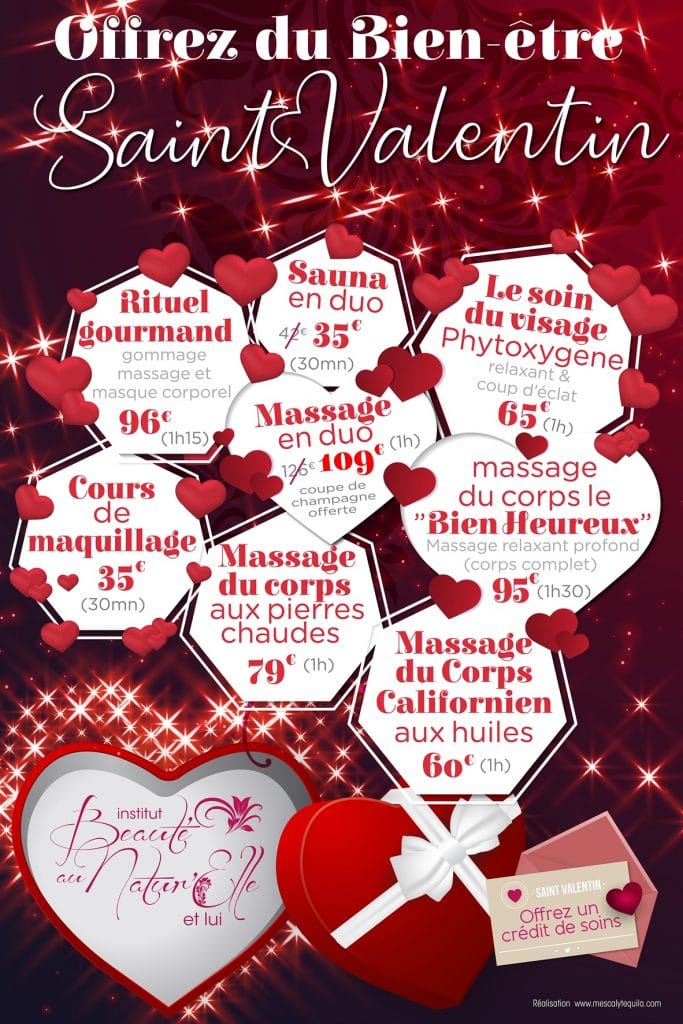 Offre spéciale Saint-Valentin | Beauté au Natur'Elle | Institut (91)